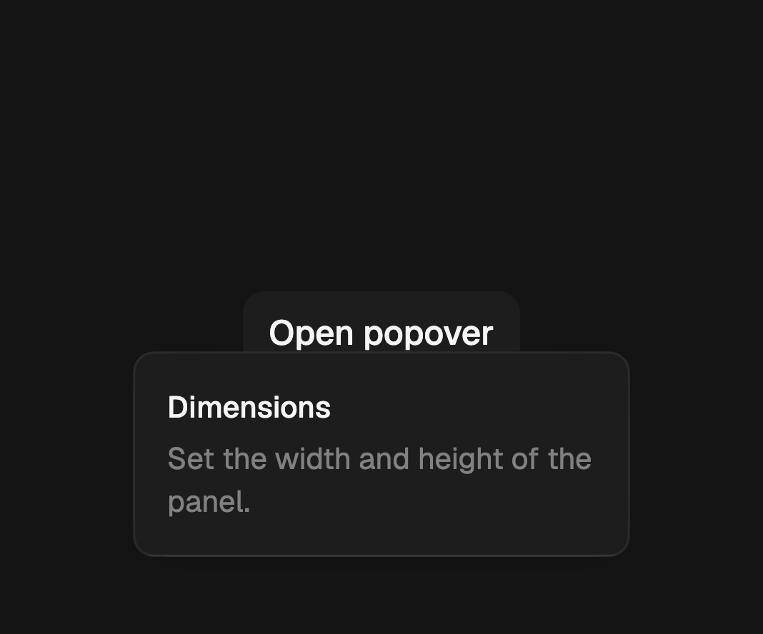 Popover