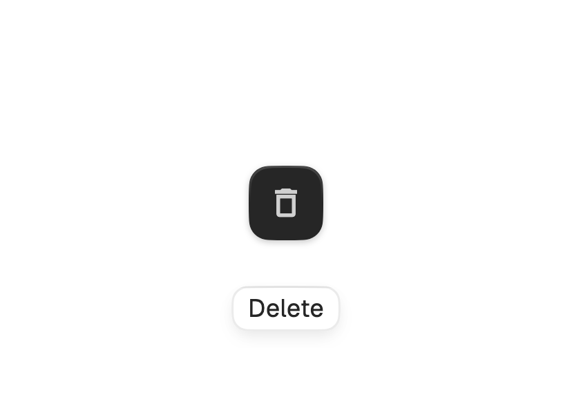 Tooltip on bottom side